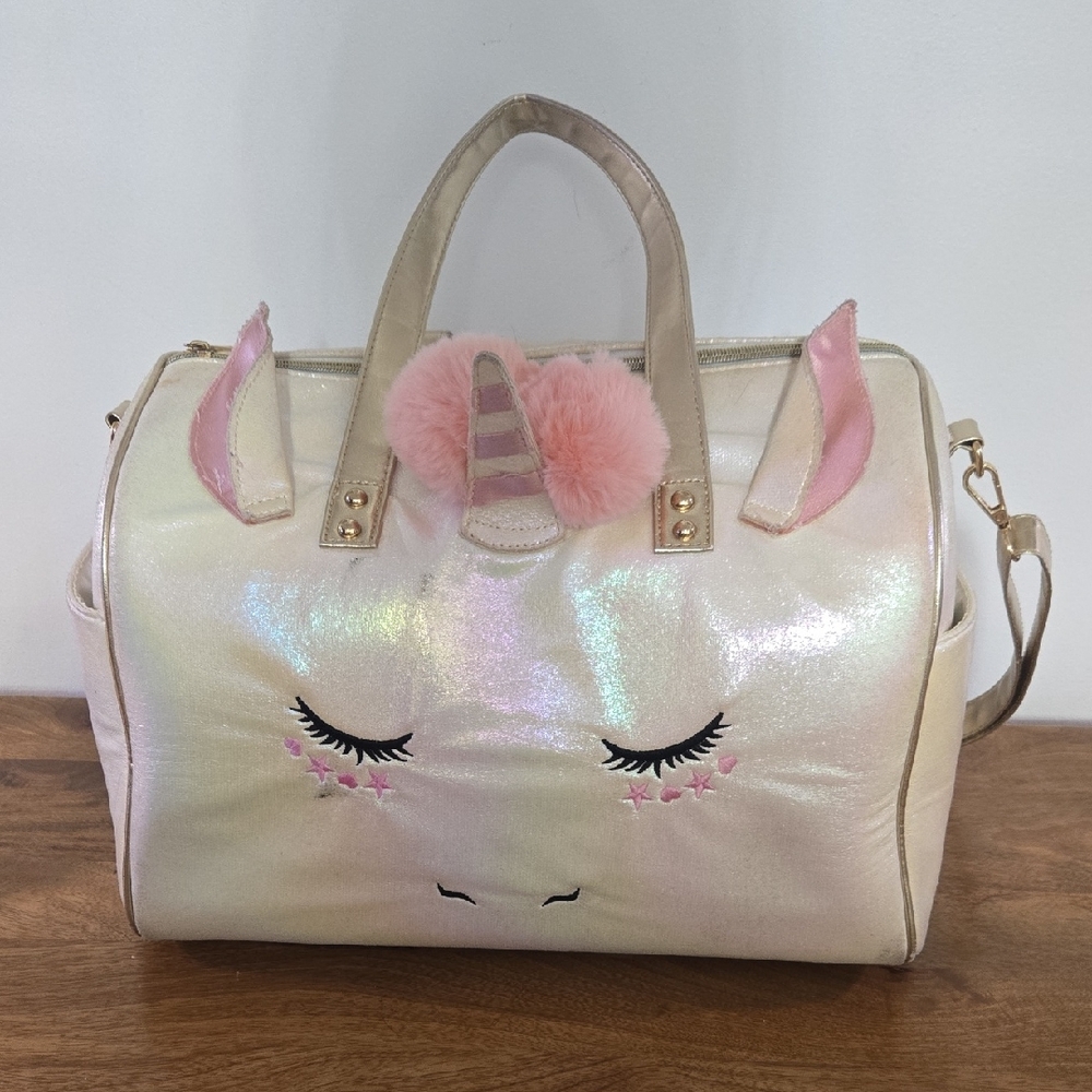 Underonesky Iridescent Unicorn Girl's Tote
